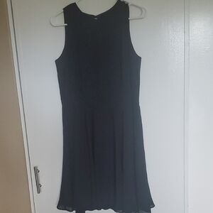 Karin Stevens Elegant Black Midi Dress Petite